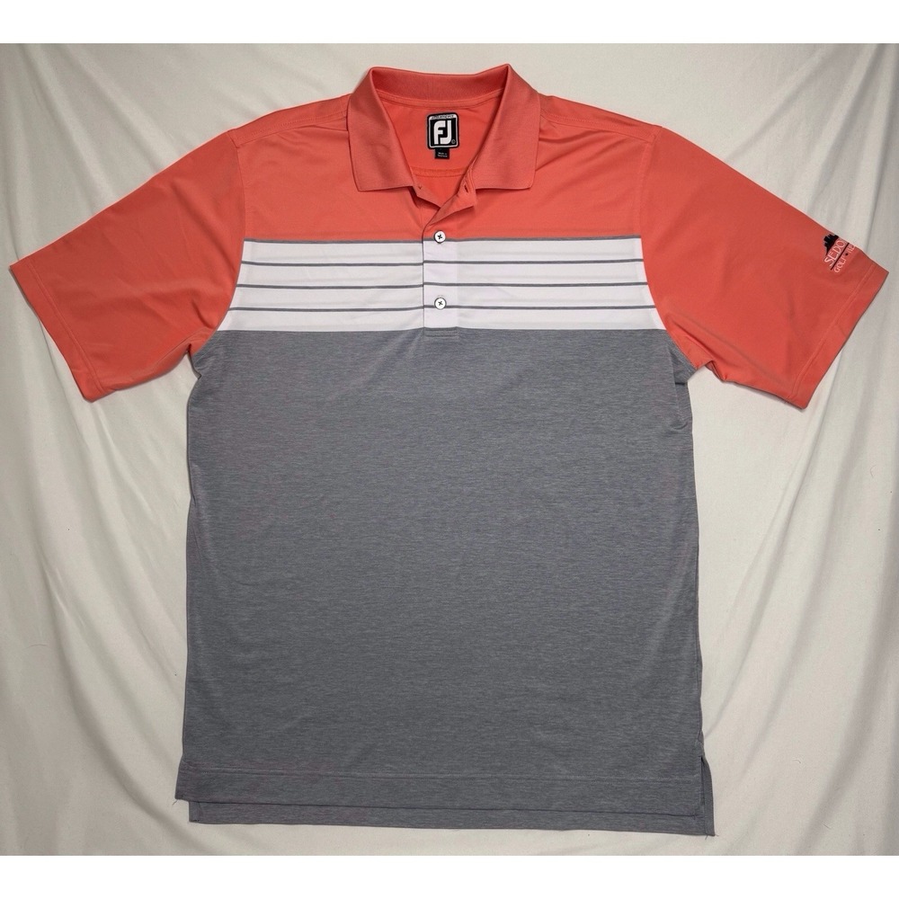 FootJoy Athletic Fit Short Sleeve Golf Polo Sedona‎ Golf Resort Mens Large